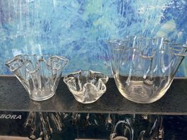 Kerzenständer Vasen Tischdeko Sommerdeko Gartendeko Glas