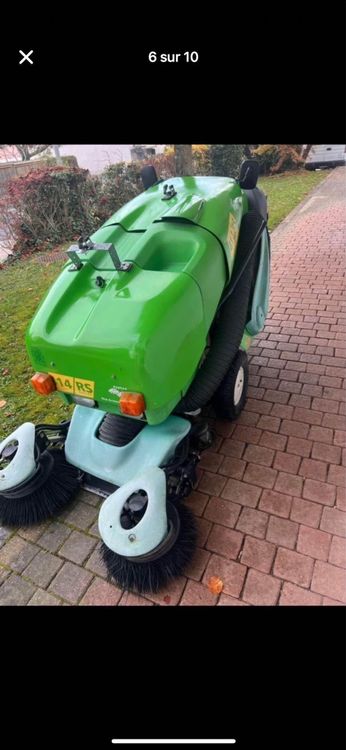 Balayeuse GREEN MACHINES 414 RS diesel professionnel (D'occasion) à ...