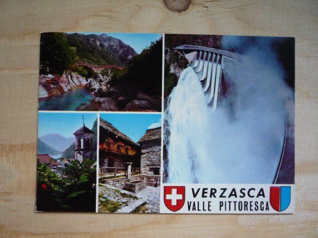 Ansichtskarten: Verzasca. Valle Pittoresca, 18556 – Gebraucht aus Rieden SG von Brockehuesli