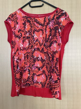 Street One Shirt Gr 40 rot mit Muster