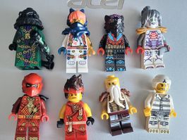 8 Lego Ninjago minifiguren