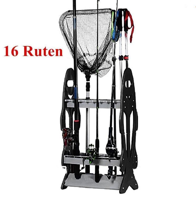 16x Angelruten Halter - Silikon Clips Für Ruten Transport