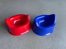 Kinder-Töpfchen 2 Stück (rot & blau)
