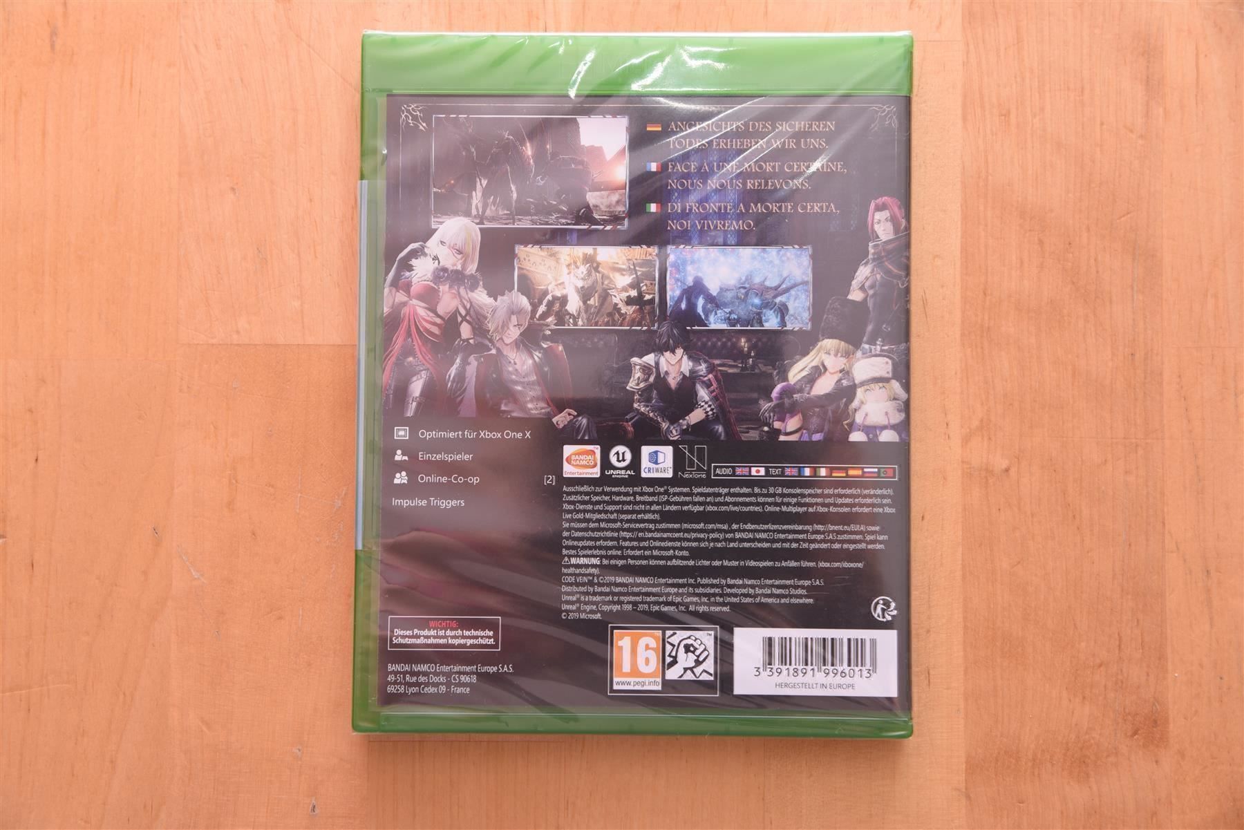 Jeux: Code Vein (NEU) – Neuf (Voir description) à Frenkendorf par gelbeZinnie 1