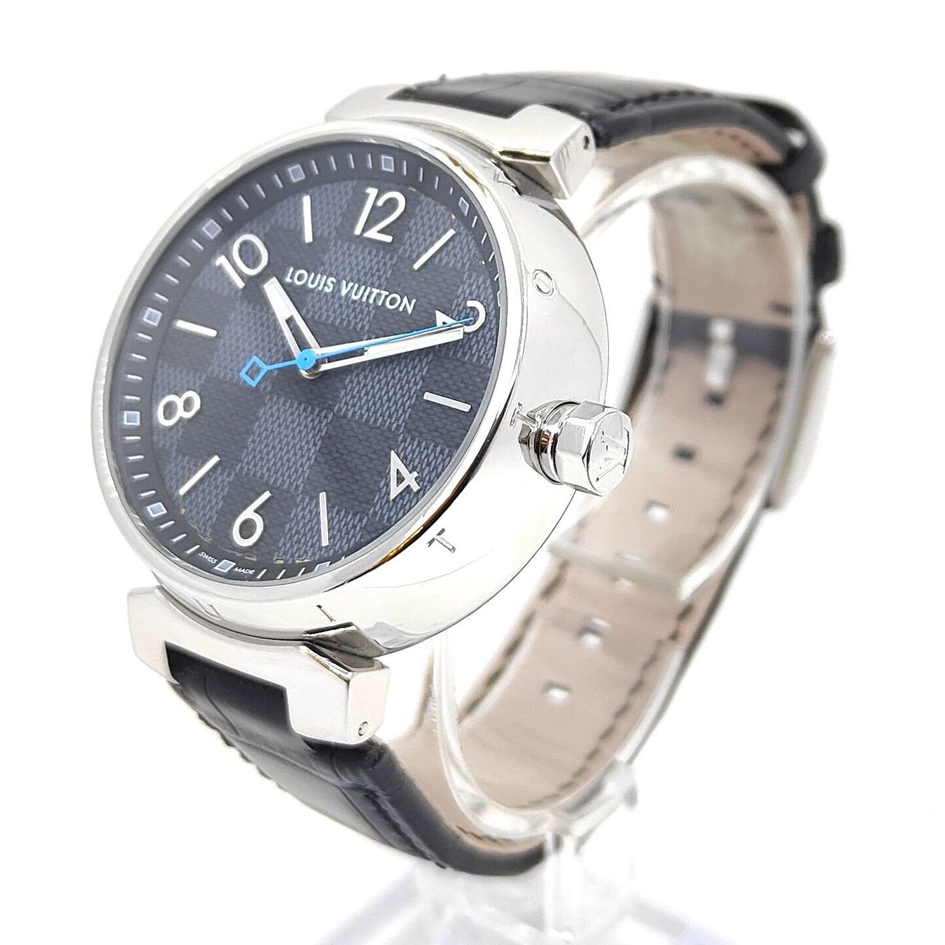 Louis Vuitton Orologi: Louis Vuitton Tambour Damier Graphite – Usato da Montreux venduto da CashPay_Montreux 1