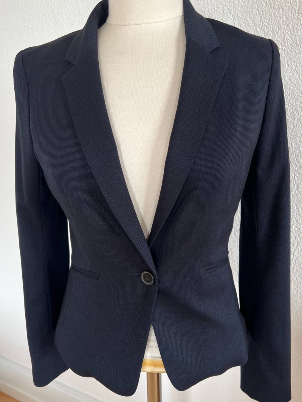 H&M Giacche: H&M Damen Blazer, Gr. 36, Schwarz/Blau meliert – Nuovo (secondo la descrizione) da Worb venduto da farben20zauber