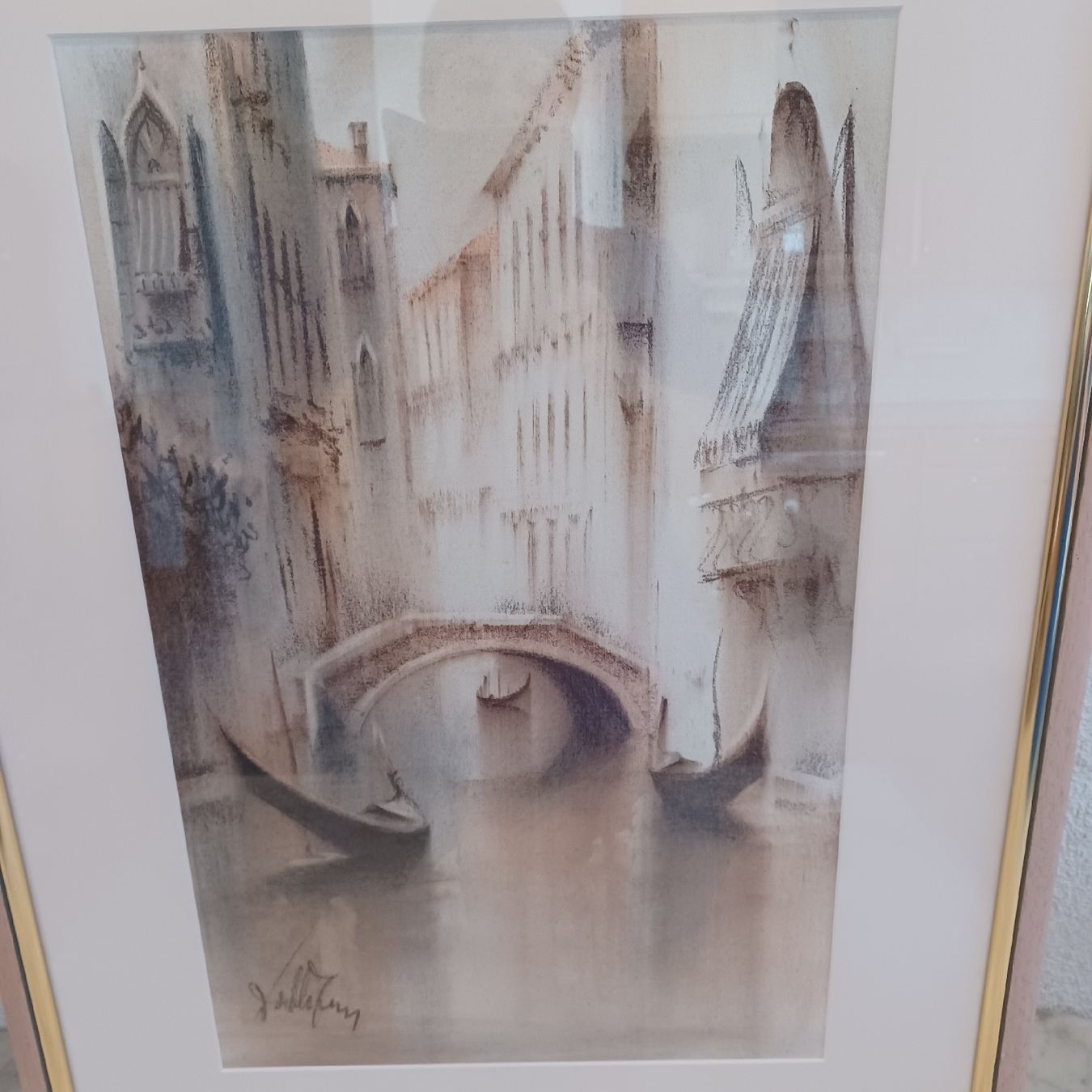 Poster & Bilder: Bild mit Rahmen, Venedig – Gebraucht aus Waldkirch von Fantasia-101 1