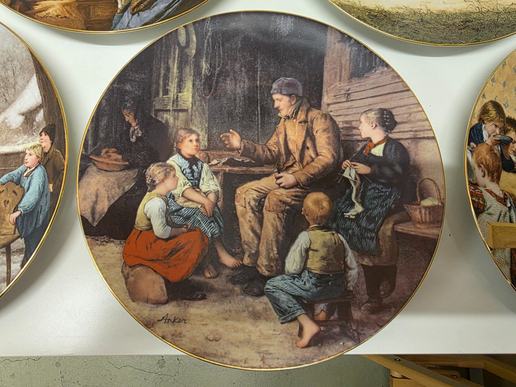 Piatti: 5x Langenthal Sammelteller Albert Anker Erbe – Usato da Herisau venduto da Dinge-in-Bewegung 4
