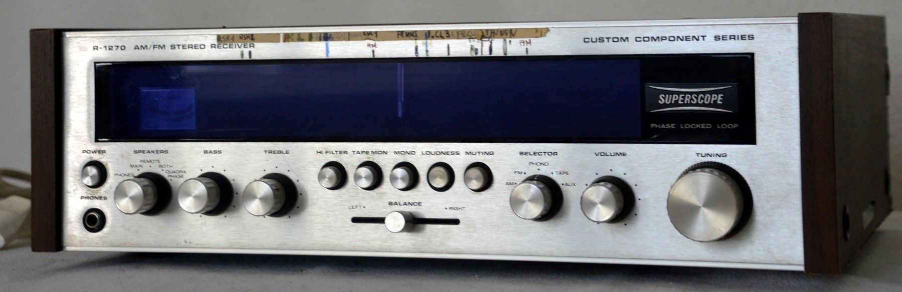 Receptor/Amplificador téreo Superscope R-1240 . de Segunda mano por 155 EUR en Vigo | Wallapop