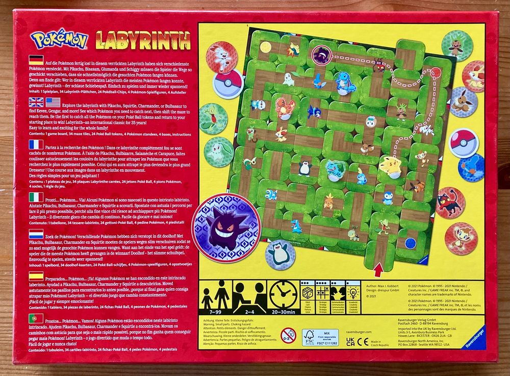 Labyrinth Pokémon Edition (Ravensburger 2021) (Gebraucht) in Zürich