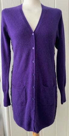 FTC  Kaschmir" 100% Kaschmir Cardigan/Jacke mit Spitzen Gr.S