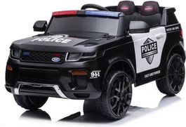 R/C Ride On Polizei Auto (schwarz)