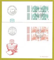 Markenheftchen 1984 Satz Ersttag mit Ortsstempel