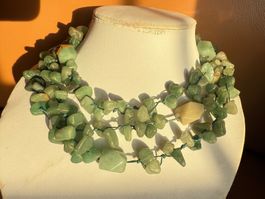 Lange Aventurin Kette NEU