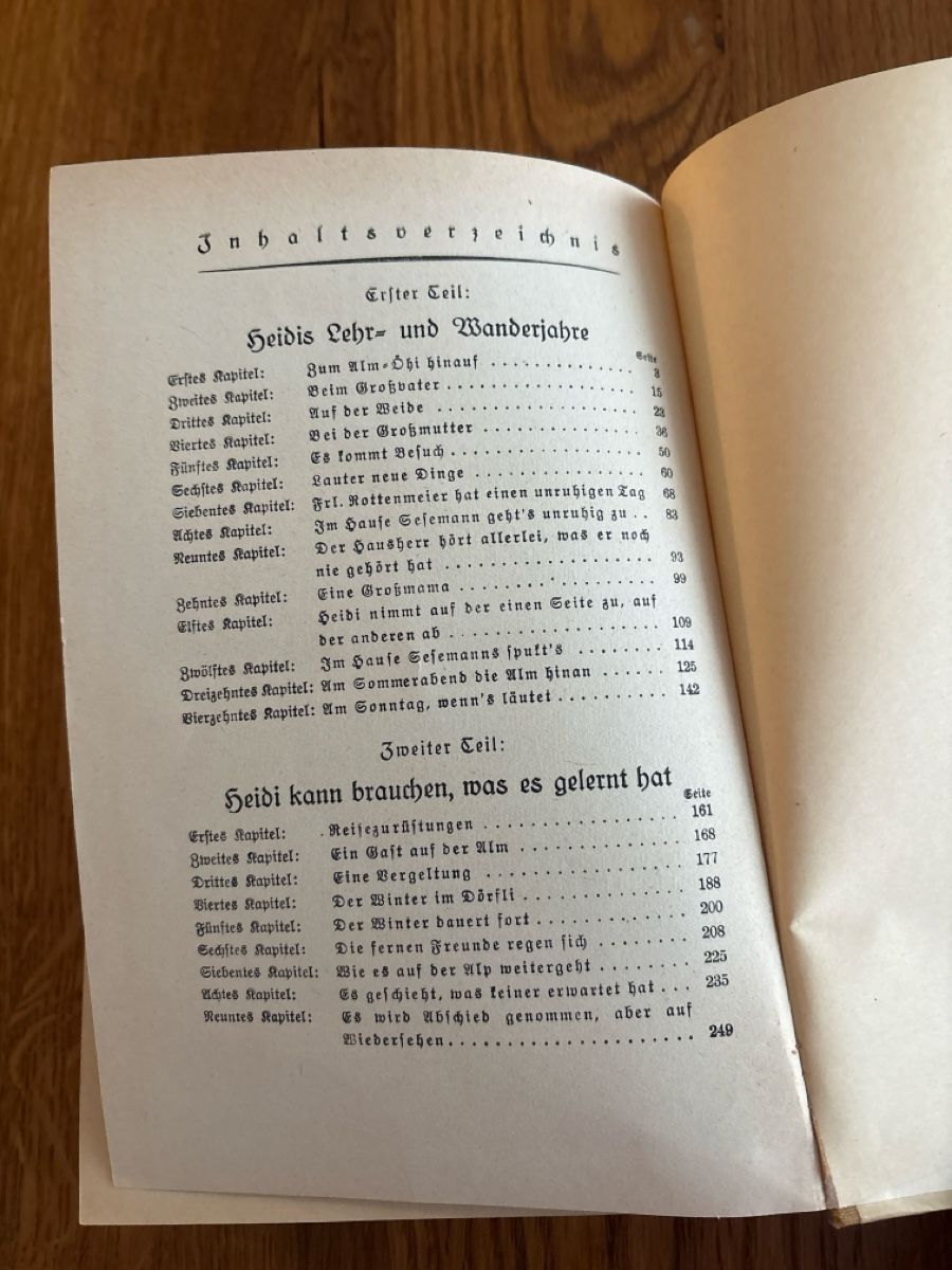 Libri: Buch Heidi Johanna Spyri alt – Usato da Chur venduto da copino 2