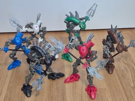 Set von 6 LEGO Bionicle Rakshi, 100% komplett
