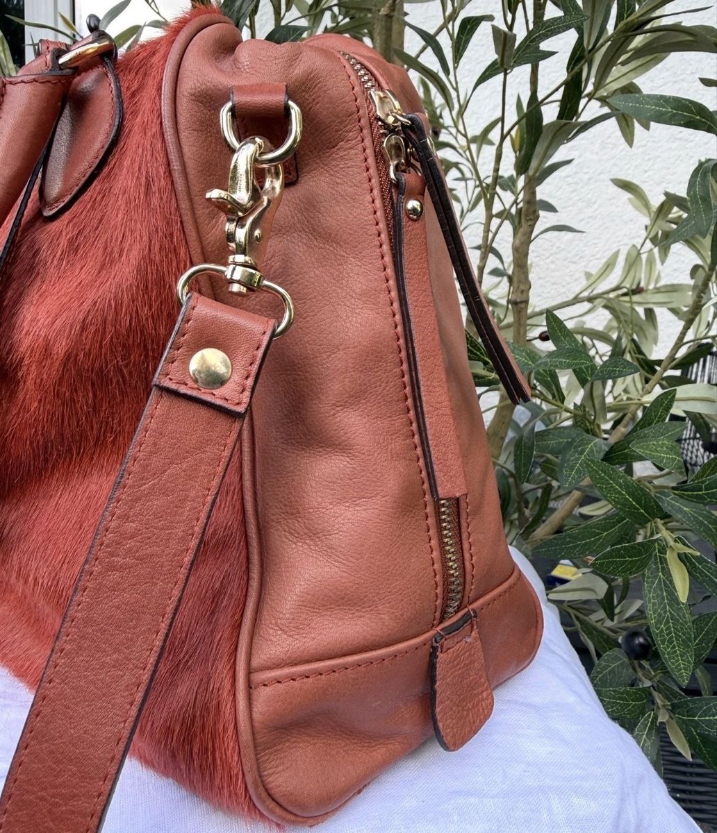 Abro Borse da donna: VINTAGE TERRACOTTA ABRO ECHTLEDER TASCHE – Usato da Stäfa venduto da prelovedarchive 2