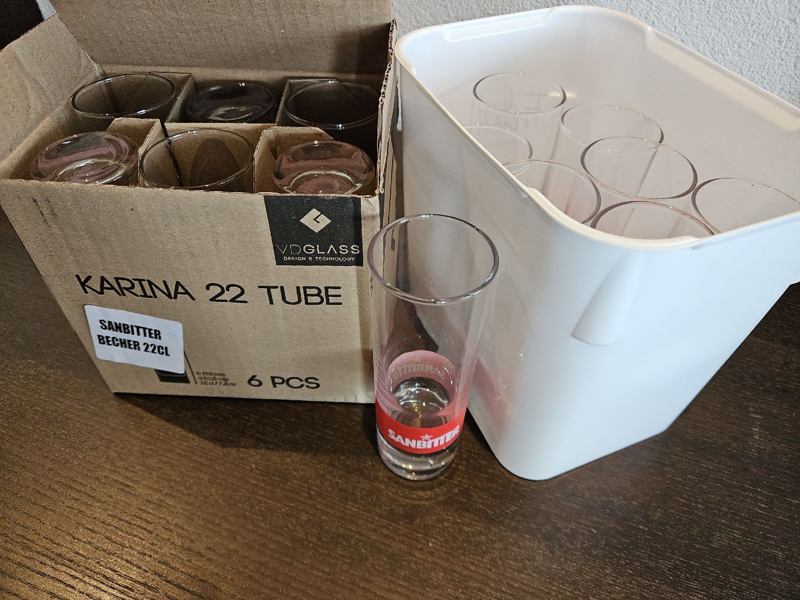 Gläser: SanBitter Glas 14 Stk – Gebraucht aus Morschach von Hanswi 1