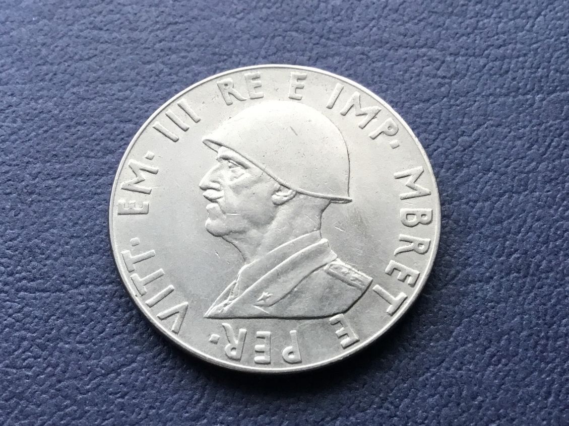 Alle Münzen: 2. LEK Albanien 1939  XVIII – Gebraucht aus St. Margrethen SG von alfapeugeot10 3