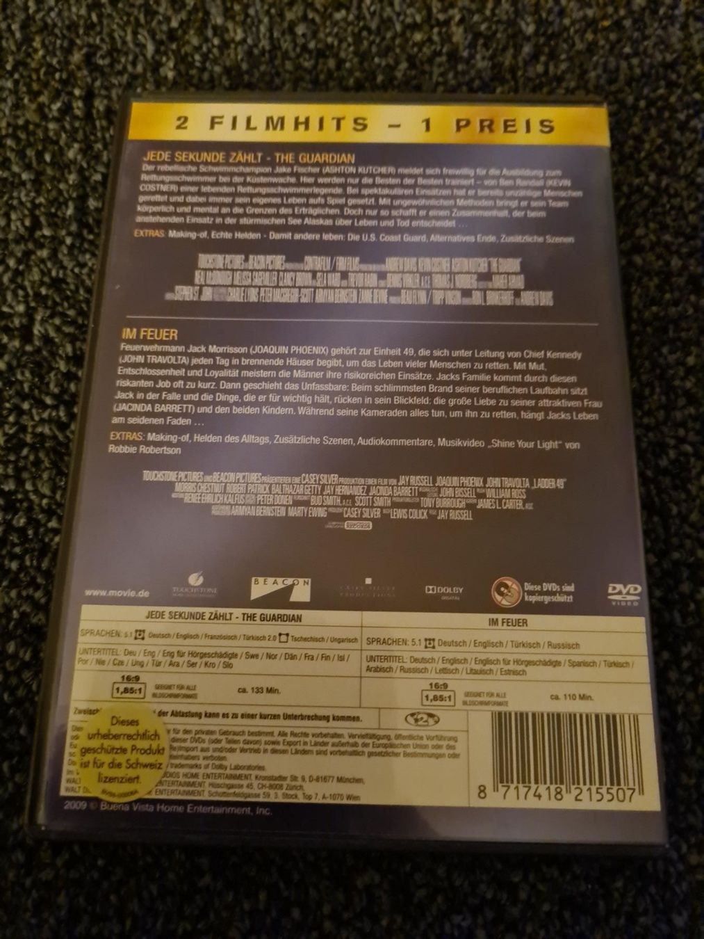 Alle DVDs: JEDE SEKUNDE ZÄHLT(6341) – Gebraucht aus Ruswil von Ruck.Zuck. 1