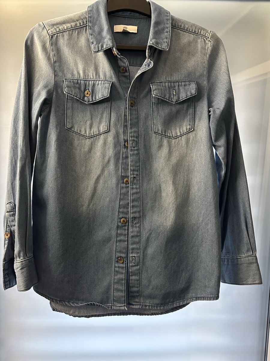 Camicie, T-shirt & Polo: Camicia di jeans La Redoute, 12 anni – Usato da Losone venduto da niv_8vwx
