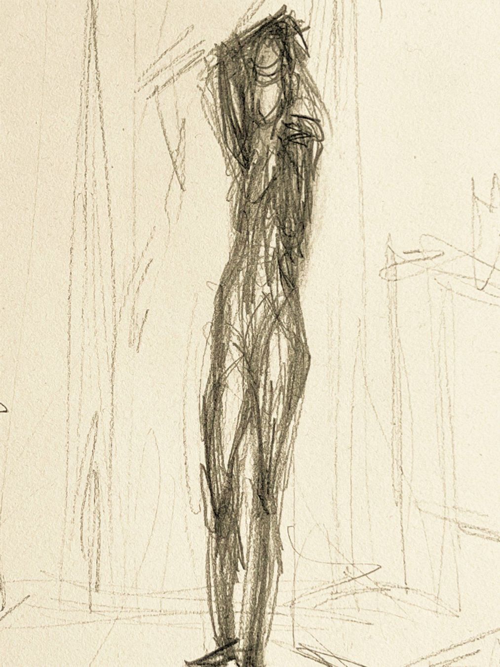 Grafiken & Lithographien: Alberto Giacometti, Vintage Lithographie – Gebraucht aus Ponte Tresa von 11GalleriaAlterEgo11 4
