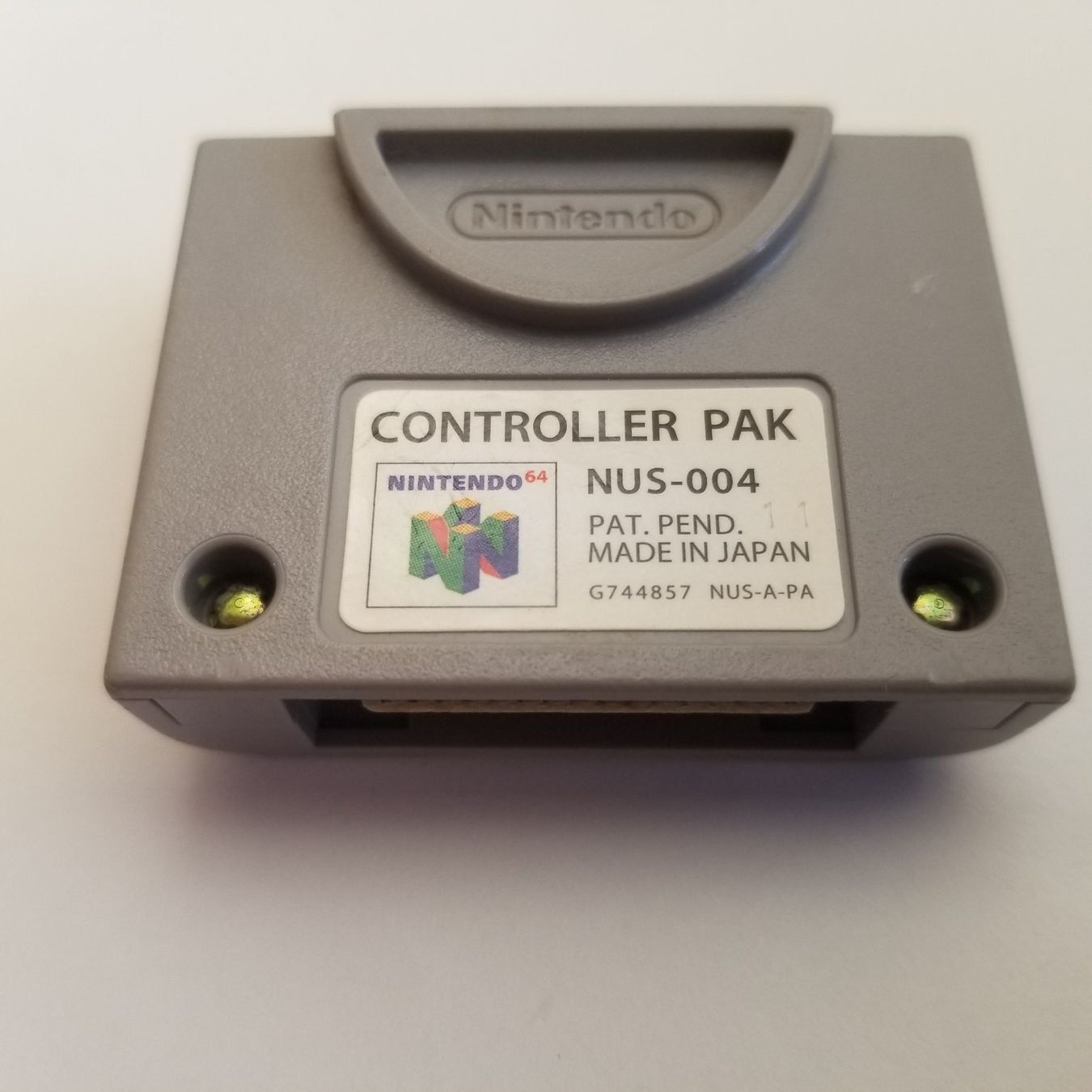 Nintendo Konsolen: Original Controller Pak - Memory - N64 – Gebraucht aus Zürich von Mephisto87 1