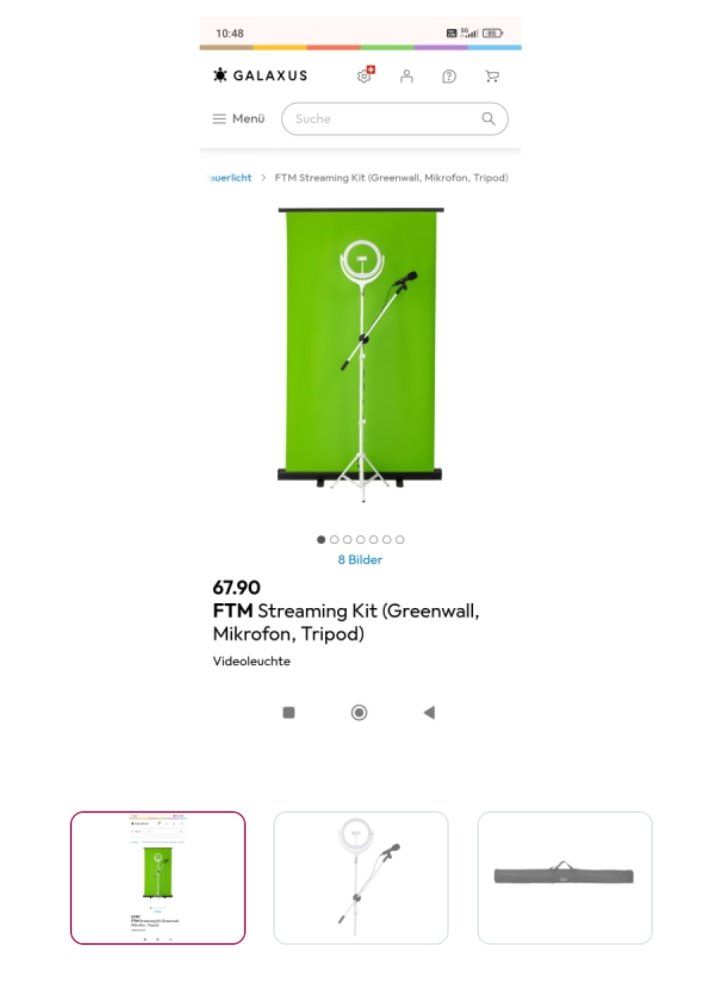 Lampes: Neuer FTM Streaming Kit – Neuf avec emballage d'origine à Rüthi (Rheintal) par Balty 1