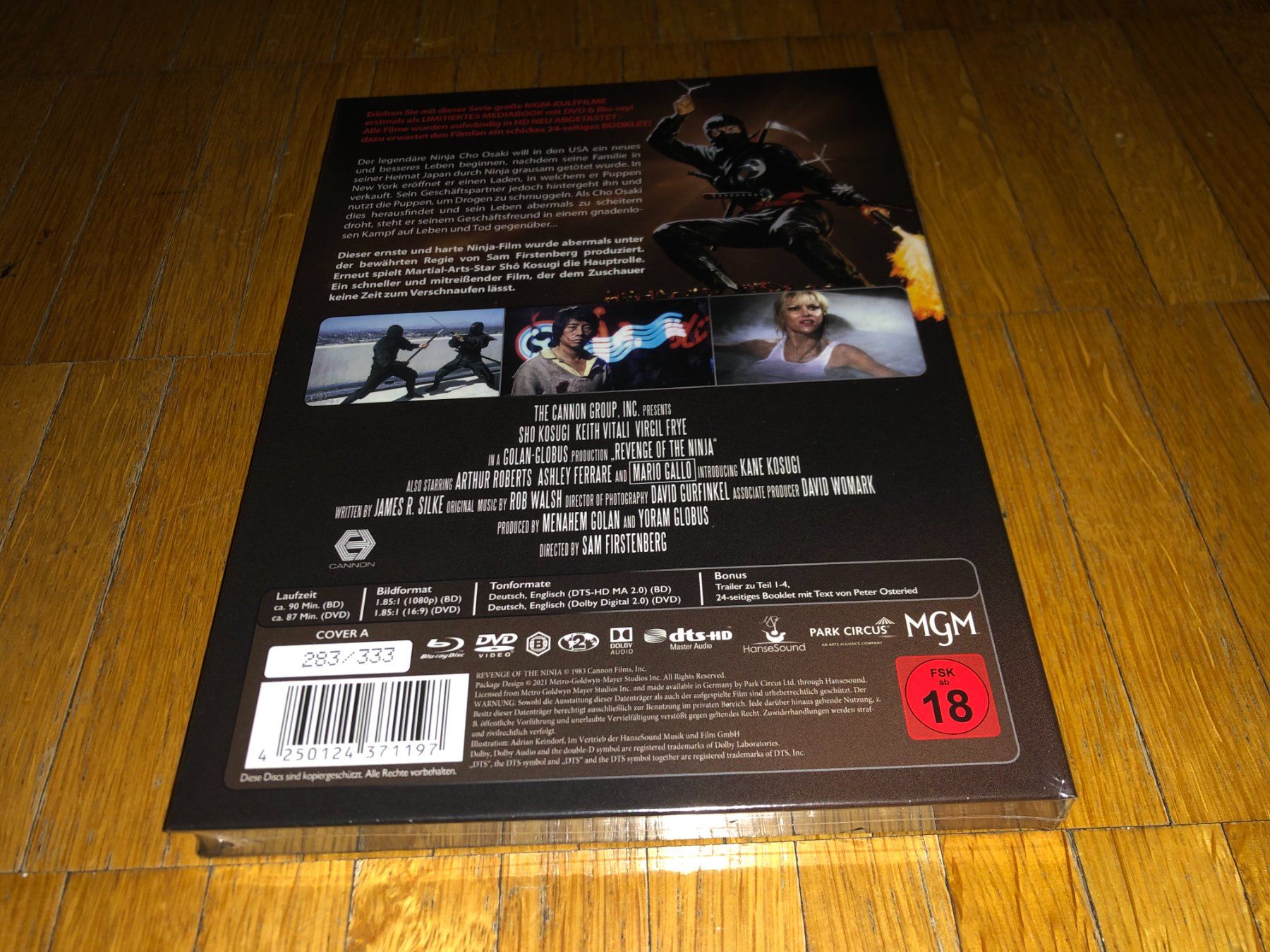 Tutti i DVDs: Die Rückkehr der Ninja - MEDIABOOK - A - UNCUT – Nuovo e nell'imballaggio originale da Basel venduto da havsok 1