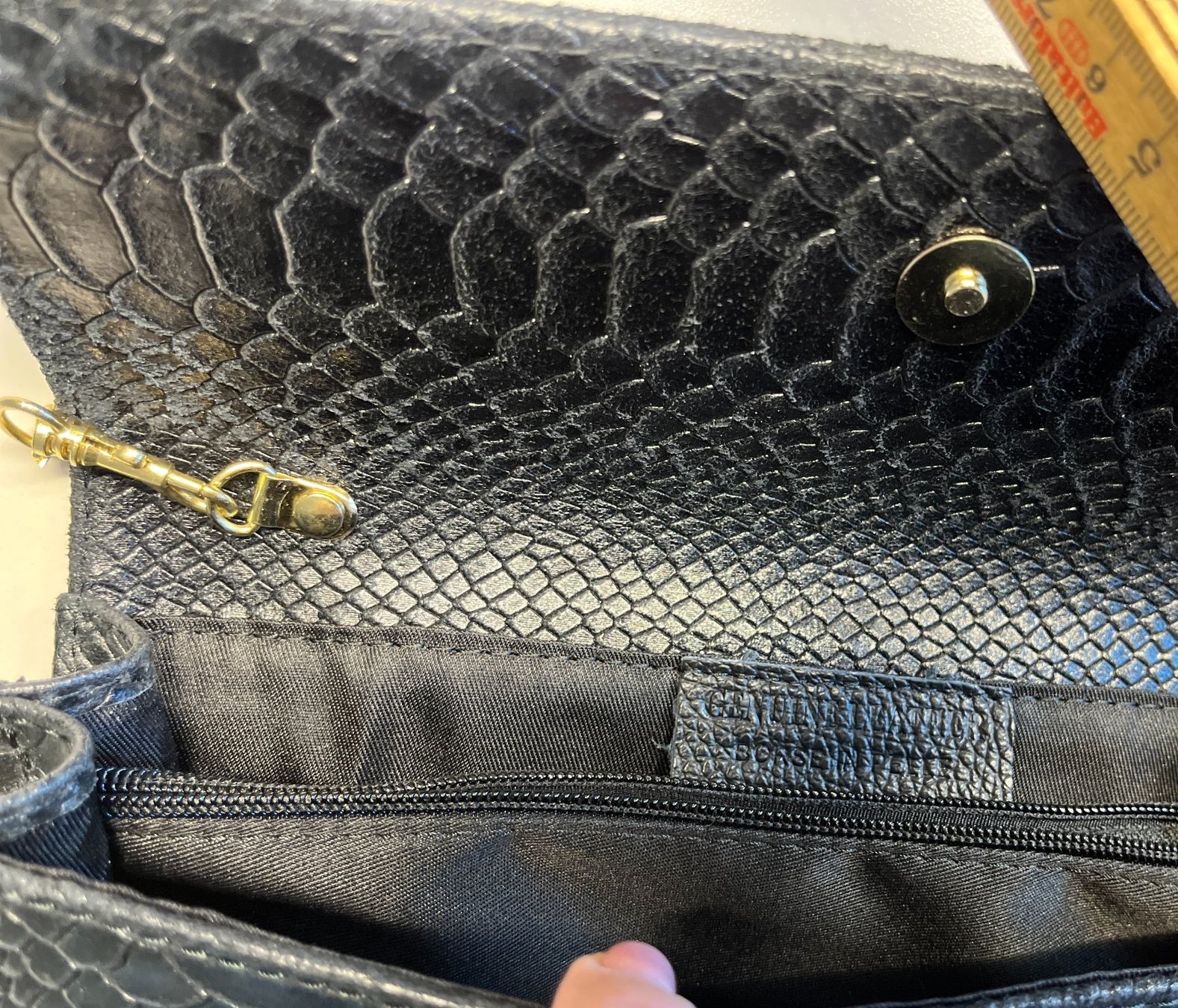 Borse da donna: Clutch, Leder, schwarz, – Usato da Bern venduto da cubus01 7