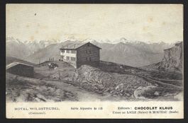 Chocolat Klaus n. 119 : HOTEL WILDSTRUBEL (Gemmi) , 1920s