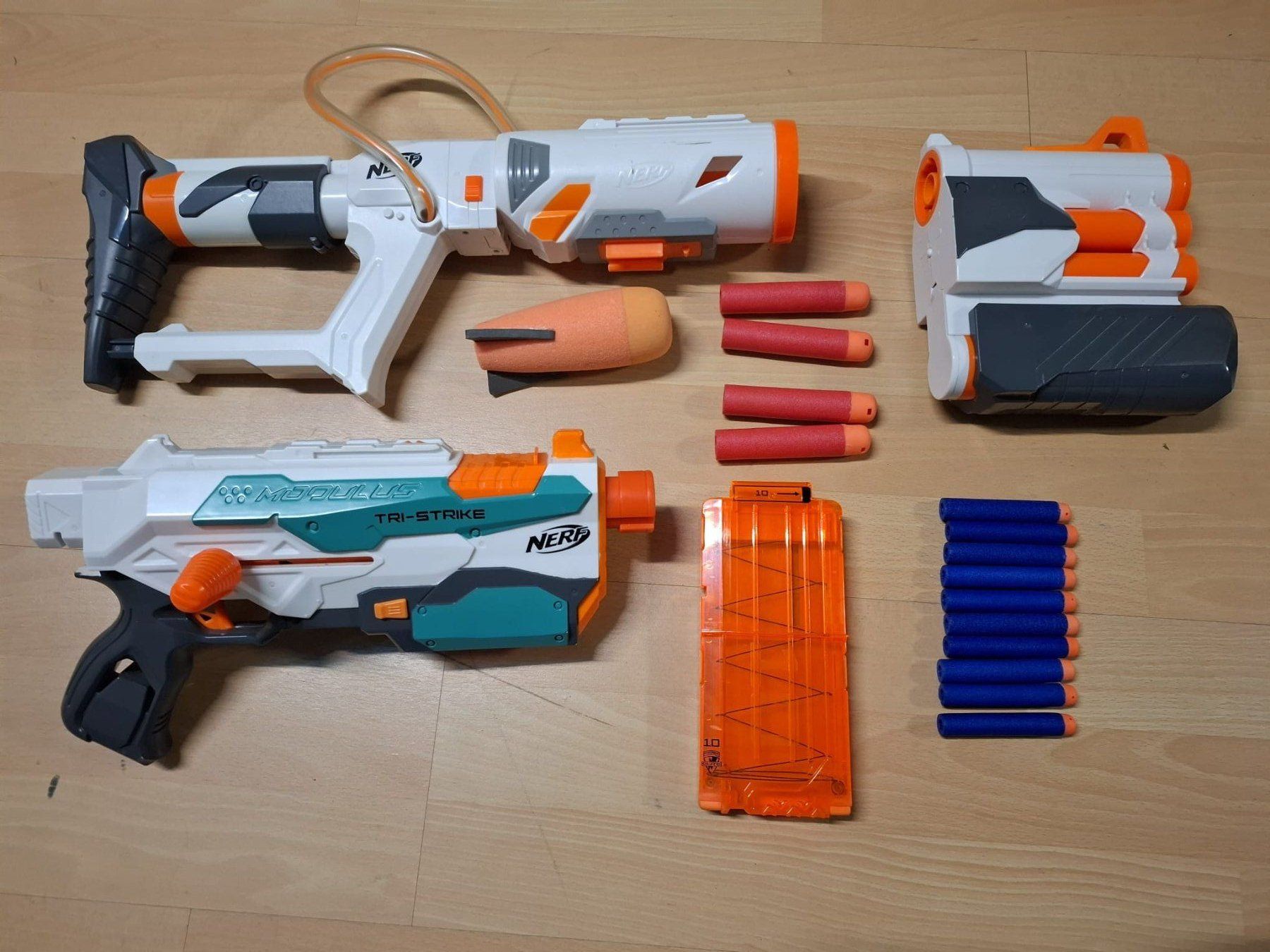 Nerf Spielzeuge: Nerf Gun Modulus Tri-Strike – Gebraucht aus Mellingen von oli_jx55 3