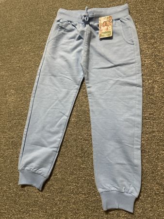Kinder Jogginghose blau Gr 110 mit Etikett