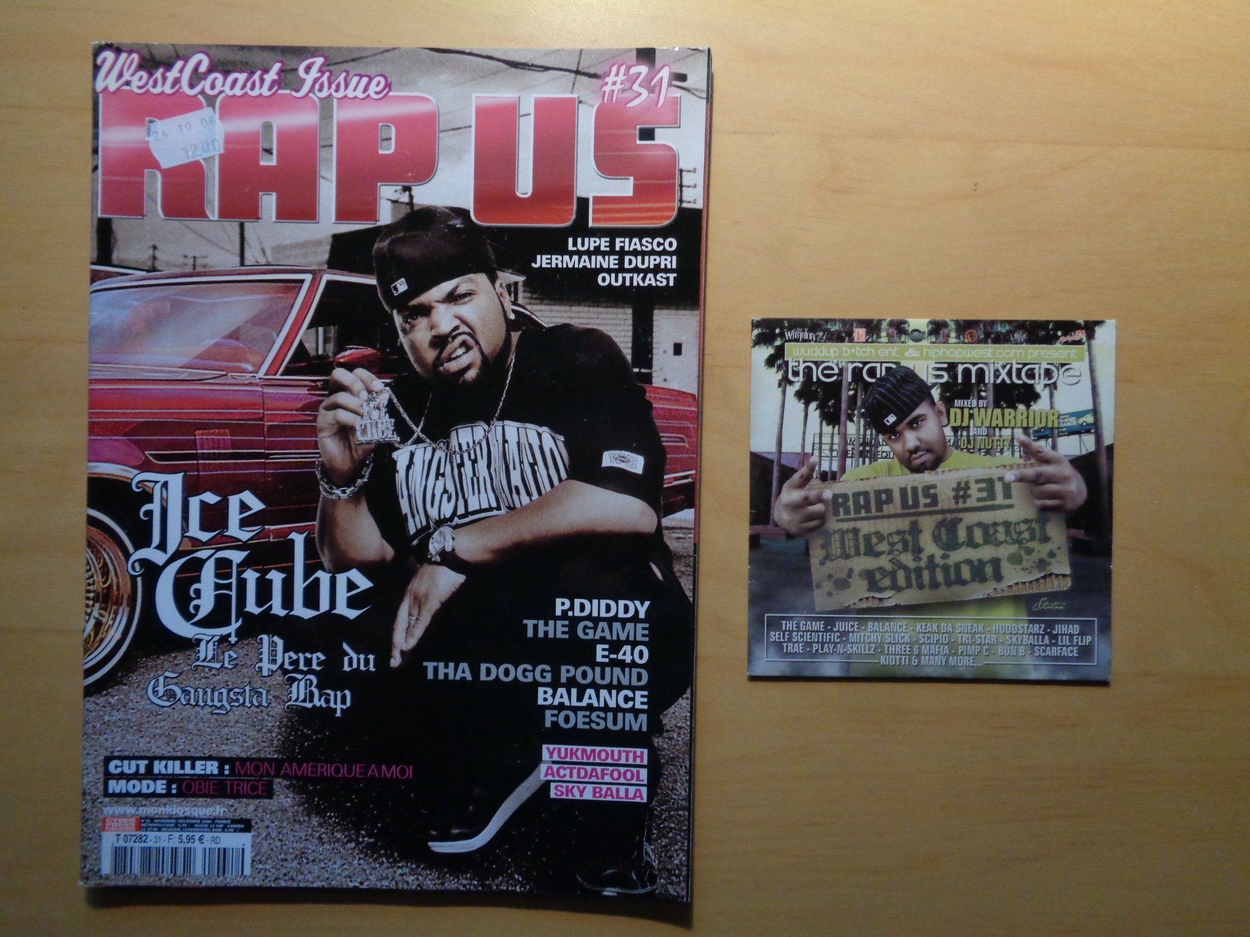 CD: Rap US novembre 2006 Ice Cube Cut Killer Outkast E-40 + CD – Usato da Romainmôtier venduto da Oaxaca9