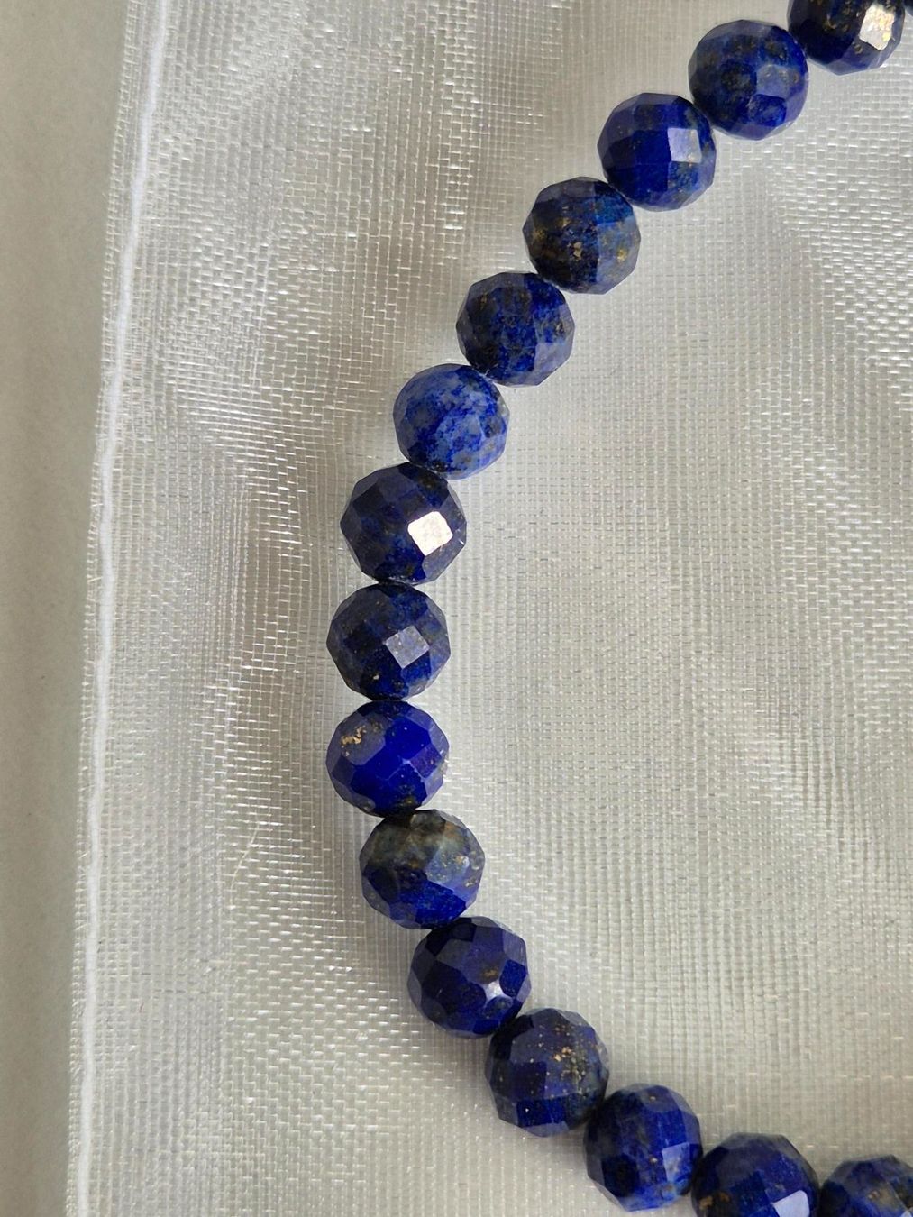Bracciali & Braccialetti: Lapislazuli facettiert Armband 6mm – Nuovo e nell'imballaggio originale da Rüti ZH venduto da pep_l9zp 1