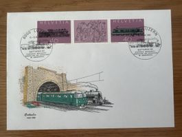 Ersttagsbrief FDC Gottardo 82 Luzern 1982 