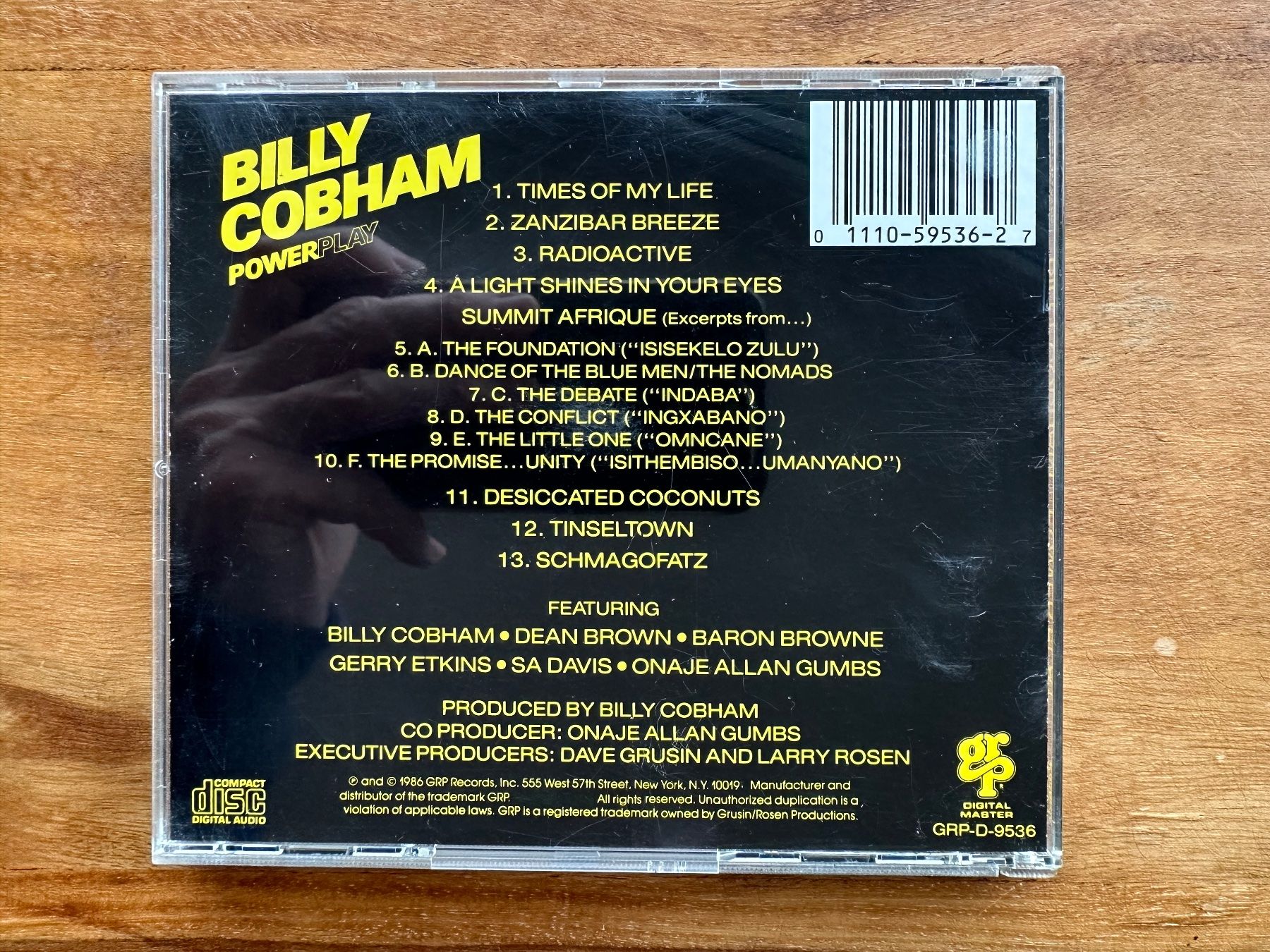 CD: Billy Cobham - Power Play – Usato da Horgen venduto da flyingpenguin2000 2