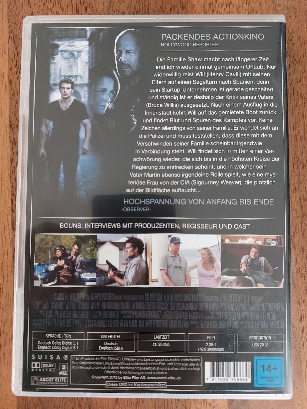 Tutti i DVDs: DVD - The Cold Light of Day – Usato da Rheinfelden venduto da FilmAuktion 1