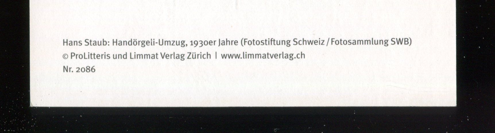 Cartes postales: Handörgeli-Umzug, Fotostiftung Schweiz – D'occasion à Aarau par Elmaar41 1