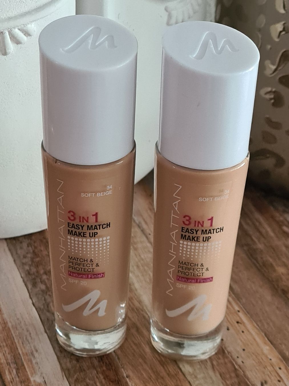 Make-up: (2 flacons) Fond teint crème "MANHATTAN"Soft Beige 34/SPF20 – Nuovo e nell'imballaggio originale da Etoy venduto da MyStyleMyMode 6