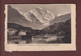 INTERLAKEN - Schiffeinfahrt - Jungfrau
