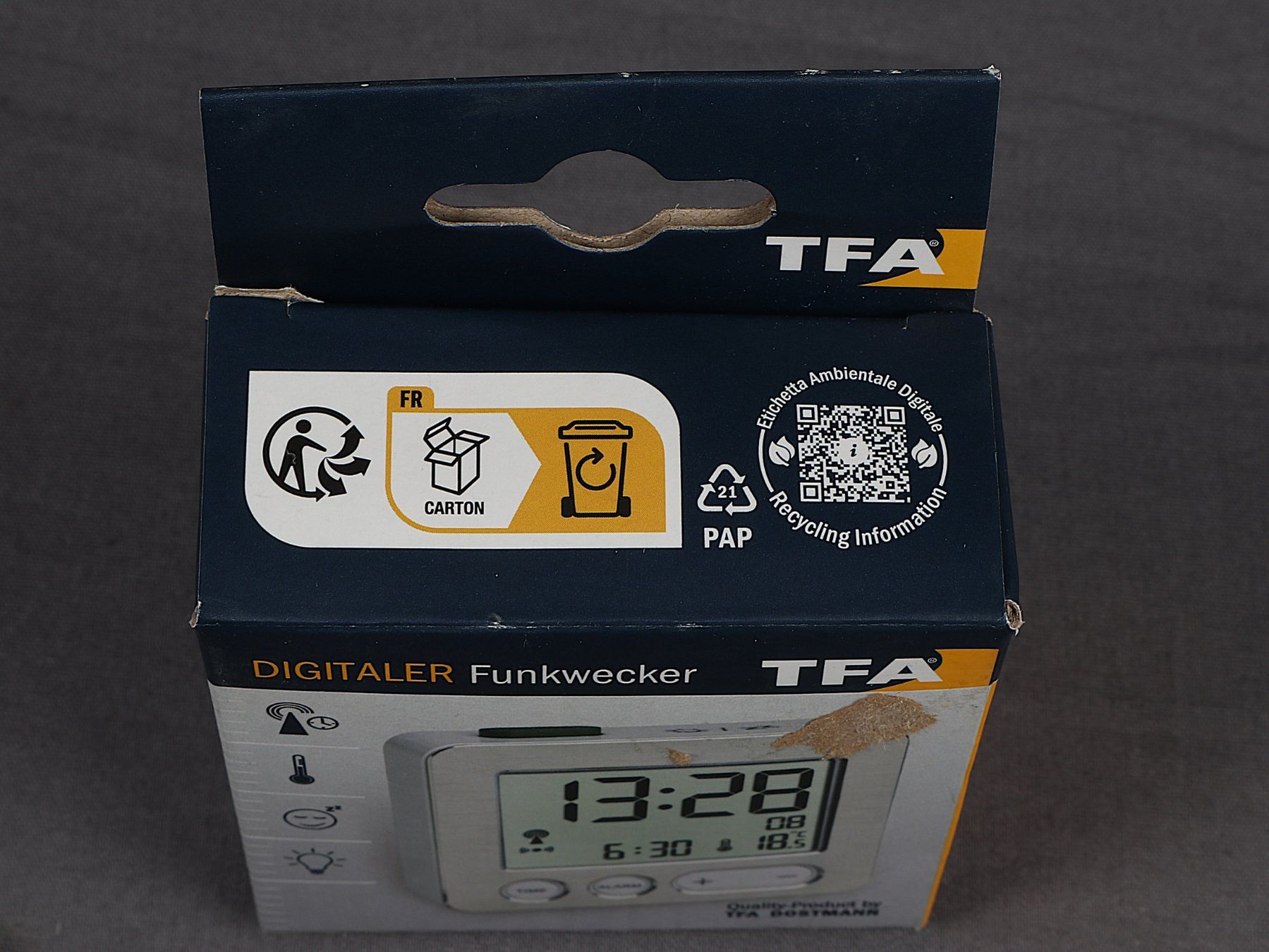 Wecker: TFA Digitaler Funkwecker – Neu (gemäss Beschreibung) aus Steinen von Restwert_Steinen 8