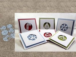 Stanzschablone Nr.79 ,6x Weihnachtsmotive(für Sizzix geeig.)
