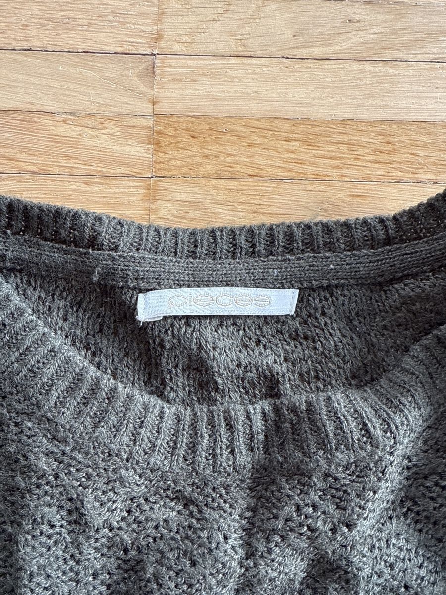 Pieces Pulls & Sweat-shirts: Pieces Strickpullover, grün, Gr. M – D'occasion à Winterthur par Streisel 1