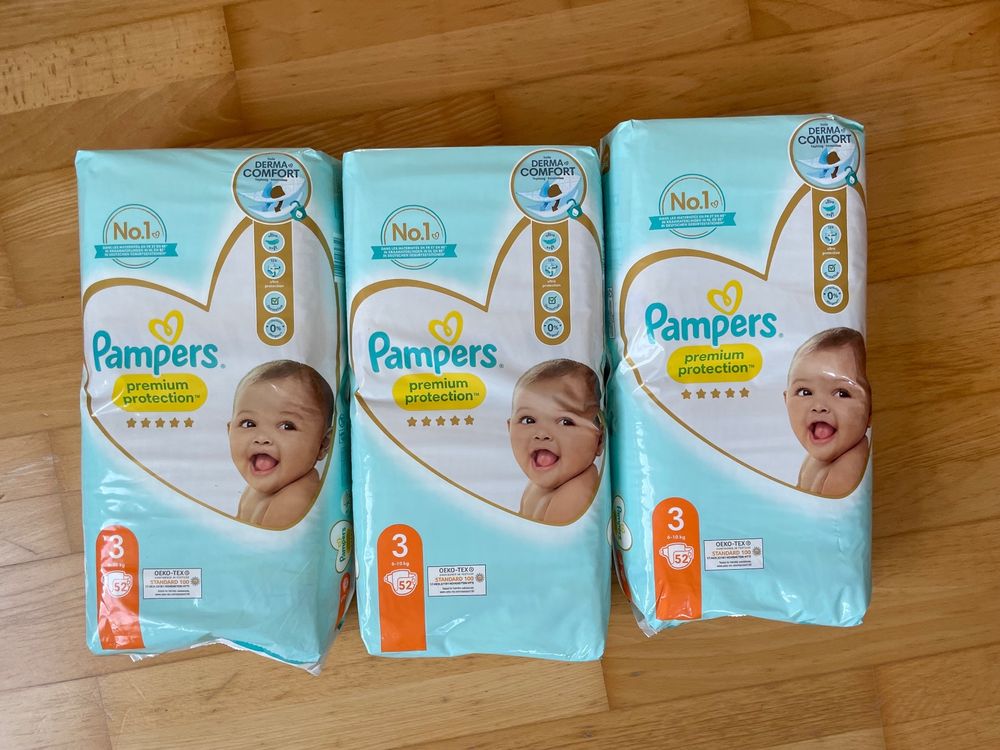 Pampers Nr. 3 (3 Packungen) | Kaufen auf Ricardo