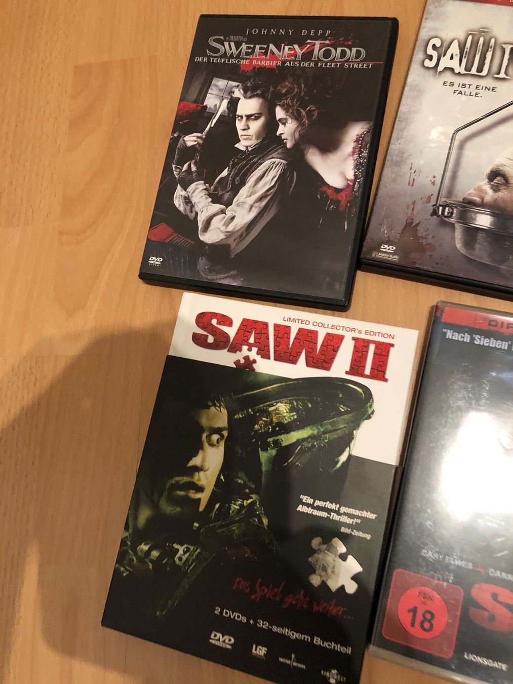 Tutti i DVDs: SAW Sammlung Filme – Usato da Seengen venduto da Predator86 4