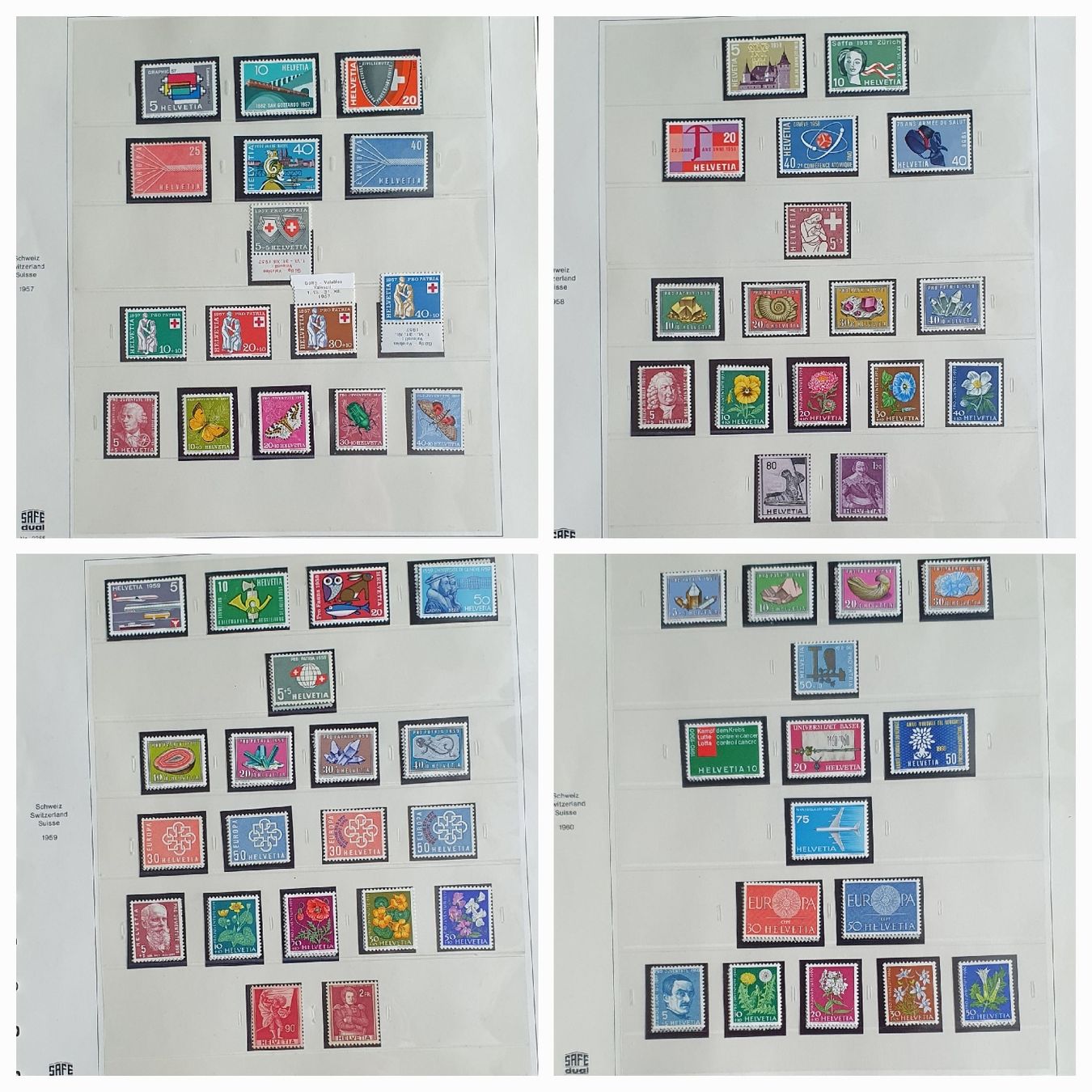 Tutti i francobolli: Sammlung Schweiz Postfrisch  1945 - 92 / Frankaturware 650.- – Usato da Kreuzlingen venduto da Rschweiz1 7