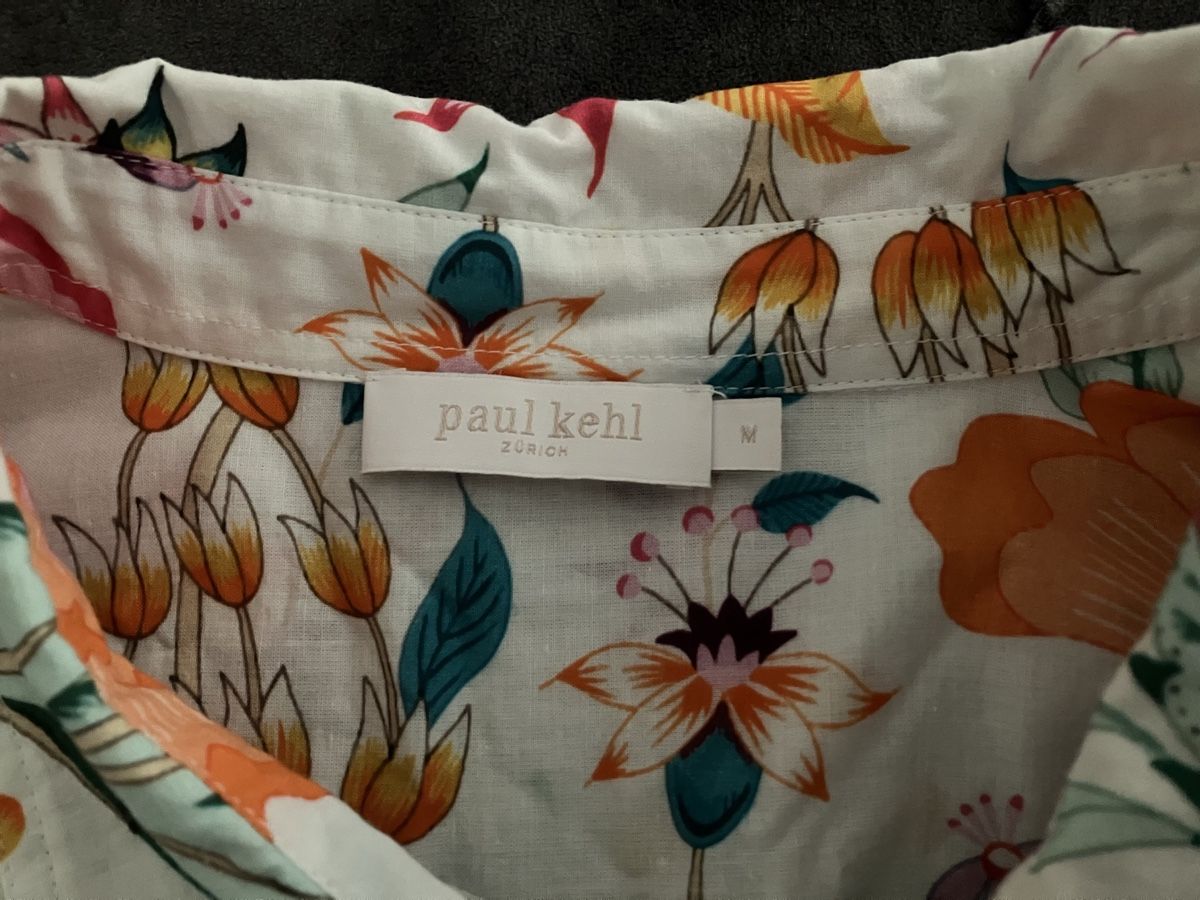 Paul Kehl Camicette: Paul Kehl Blusenhemd Blumenmuster Gr.M – Usato da Weiningen ZH venduto da moon-55 2