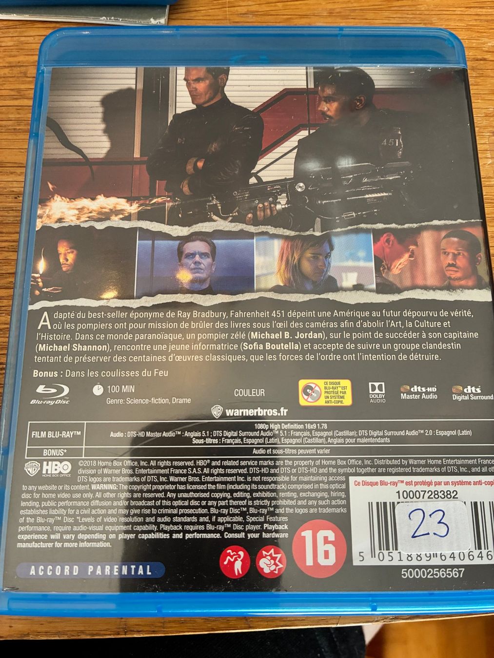 Tutti i DVDs: Fahrenheit 451 (2018, Blu-ray) – Usato da Vevey venduto da zecollector 1