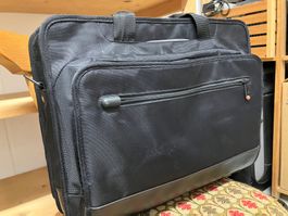 Notebook Tasche schwarz mit 2 Fächern